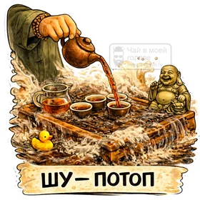 Стикер «Шу потоп»
